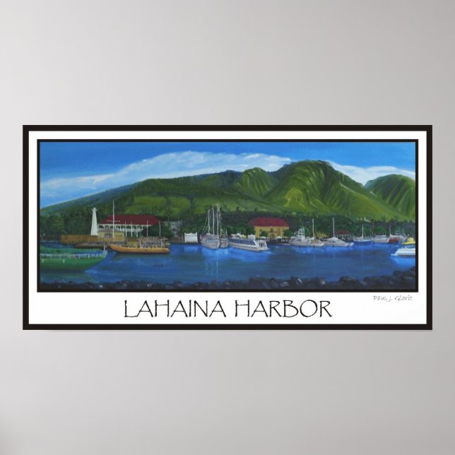 Lahaina Harbour Poster (Front)