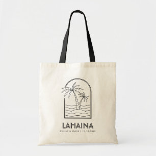 Lahaina Hawaii Wedding Weekend Destination Tote Bag