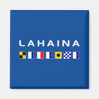 Lahaina Maui Nautical Maritime Signal Flags Magnet