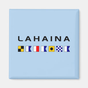 Lahaina Maui Nautical Maritime Signal Flags Magnet