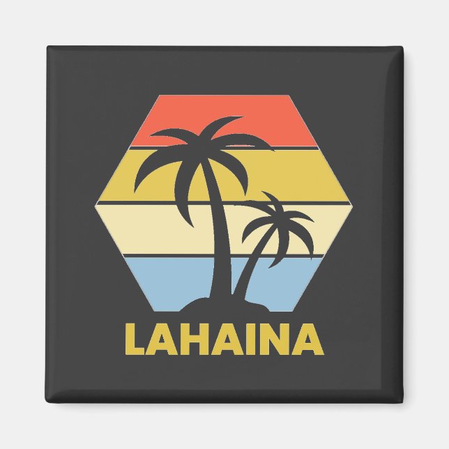 LAHAINA T-Shirt Magnet (Front)