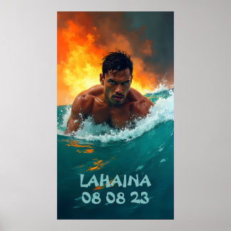 Lahaina Tribute Poster