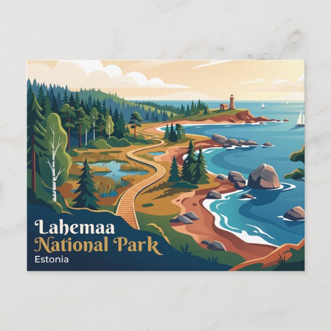 Lahemaa National Park Estonia Postcard (Front)