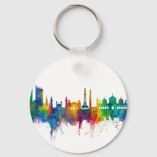 Lahore Pakistan Skyline Key Ring