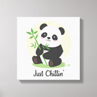 Laid-Back Animal with Bamboo Leaves