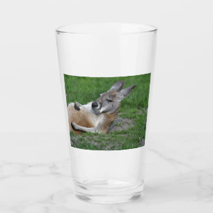 Laid-back Kangaroo Glass