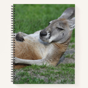 Laid-back Kangaroo Notebook