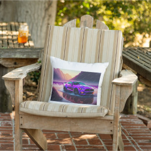 laid back retro pillow