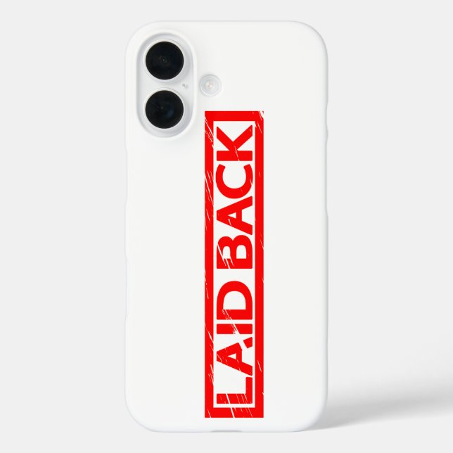 Laid back Stamp Case-Mate iPhone Case (Back)