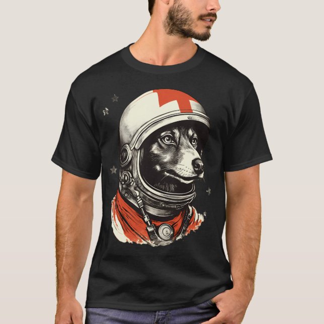 Laika Space Traveller T-Shirt (Front)