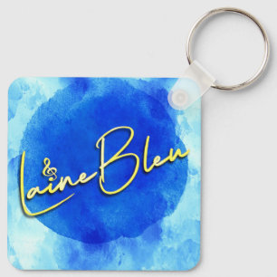 Laine Bleu Logo Keychain