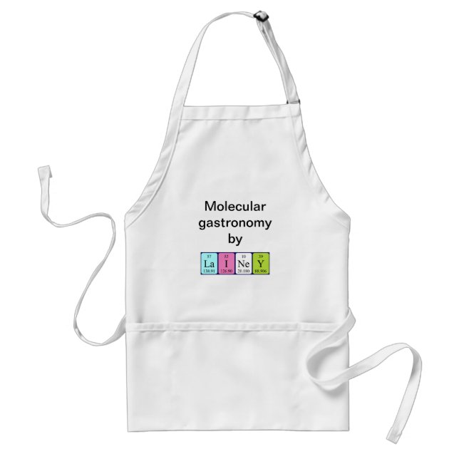 Lainey periodic table name apron (Front)