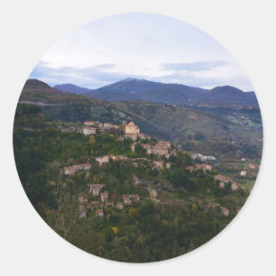 Laino Castello Calabria Classic Round Sticker