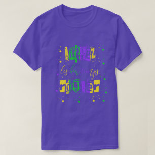 Laissez les bon temps rouler Typography Mardi Gras T-Shirt
