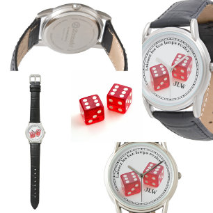 Laissez les Bon Temps Rouler with Initials Watch
