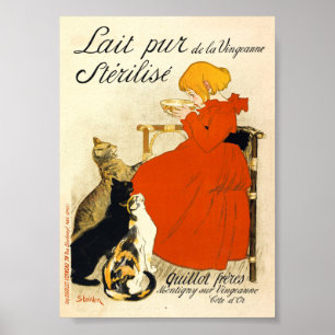 Lait pur de la Vingeanne stérilisé Vintage Poster