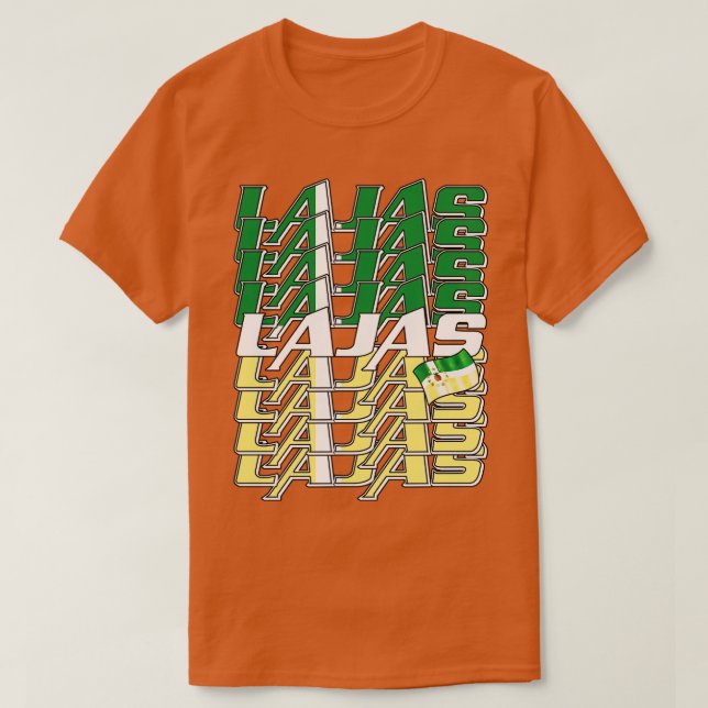 Lajas Cascade text 3 T-Shirt (Design Front)