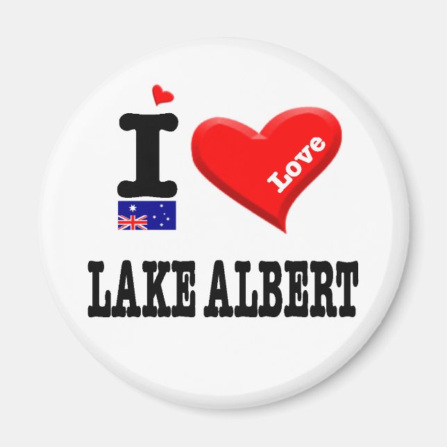 LAKE ALBERT - I Love Magnet (Front)