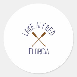 Lake Alfred Florida Outdoors Vintage 1 Classic Round Sticker