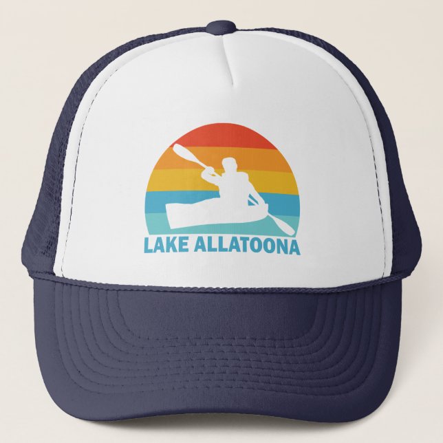 Lake Allatoona Georgia Kayak Trucker Hat (Front)