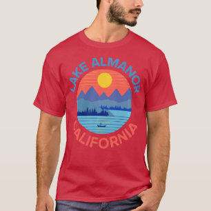 Lake Almanor Fishing Hiking Camping Long Sleeve T-Shirt