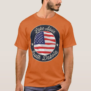 Lake Alvin - Patriotic South Dakota Souvenir T-Shi T-Shirt