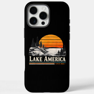 Lake America 2026 Vintage iPhone 16 Pro Max Case