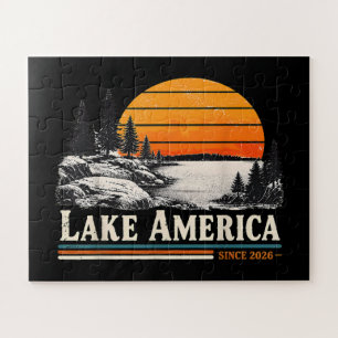 Lake America 2026 Vintage Jigsaw Puzzle