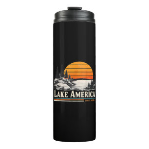 Lake America 2026 Vintage Thermal Tumbler