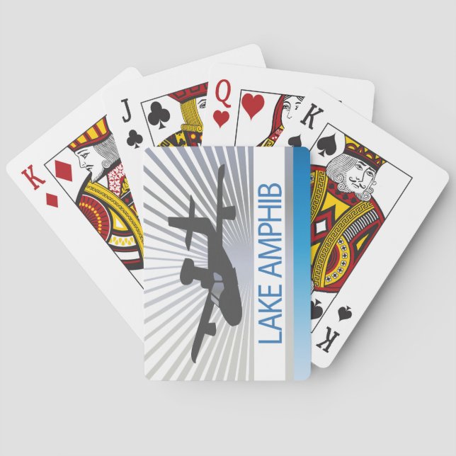 Lake Amphib Aviation Playing Cards (Back)