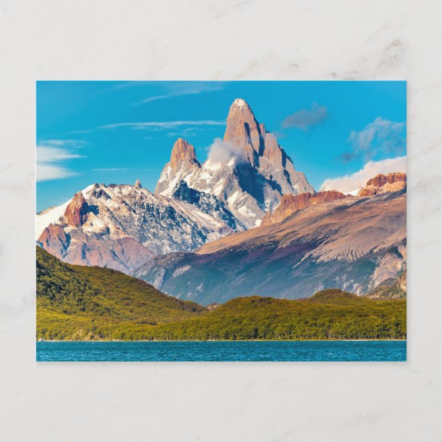 Lake and Andes Mountains, Patagonia - Argentina Postcard (Front)