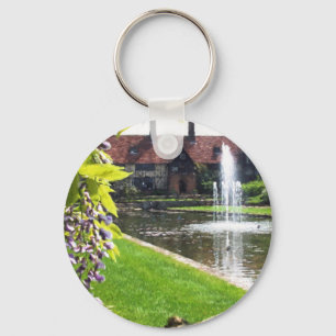 Lake and Fountain at RHS Wisley Key Ring