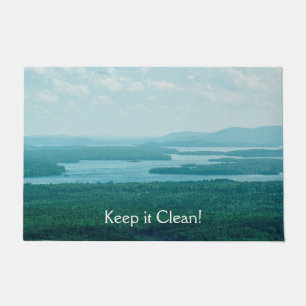 Lake and Mountain View Doormat