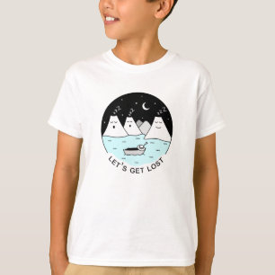 Lake and sleepy volcanoes T-Shirt