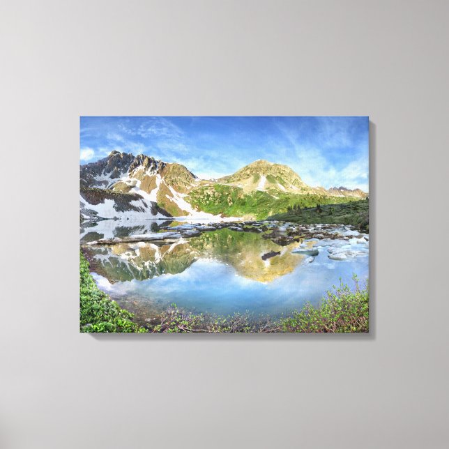 Lake Ann Detail - Colorado Trail Canvas Print (Front)