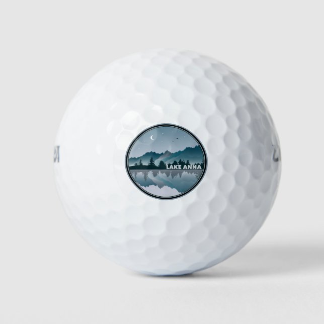 Lake Anna Virginia Reflection Golf Balls (Front)
