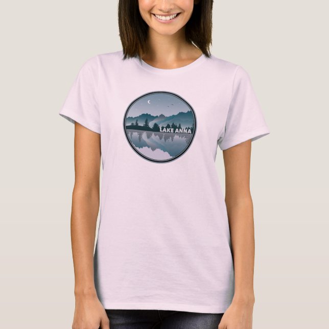 Lake Anna Virginia Reflection T-Shirt (Front)