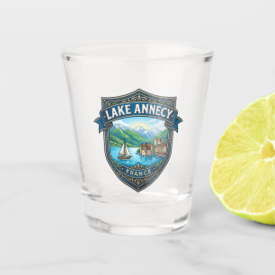 Lake Annecy France Shot Glass