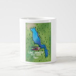 Lake Annecy,Haute-Savoie ,france Large Coffee Mug