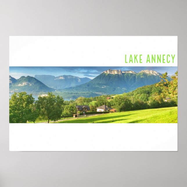 Lake Annecy Poster (Front)