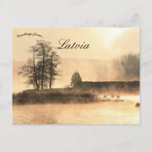 Lake Araisi Latvia Postcard