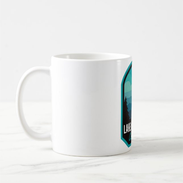 Lake Arrowhead California Summer Coffee Mug (Left)