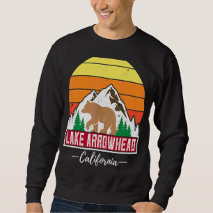 Lake Arrowhead California Vacation Retro Family Ca Sweatshirt