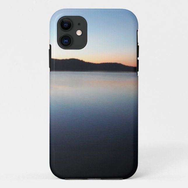 Lake Arrowhead sunset Case-Mate iPhone Case (Back)