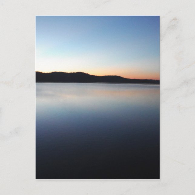 Lake Arrowhead sunset Postcard (Front)