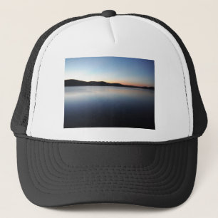 Lake Arrowhead sunset Trucker Hat