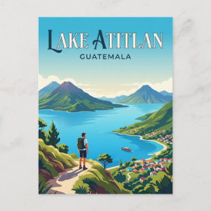 Lake Atitlan Guatemala Postcard