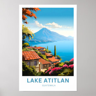 Lake Atitlan Guatemala Travel Print