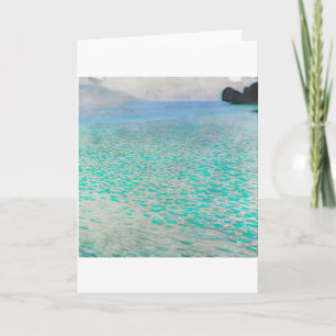 Lake Atter, Gustav Klimt Card