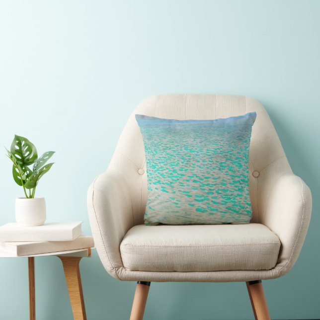 Lake Atter, Gustav Klimt Cushion (Chair)